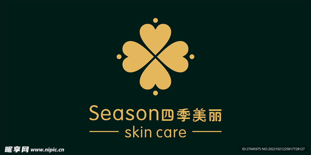 皮肤管理背景墙
