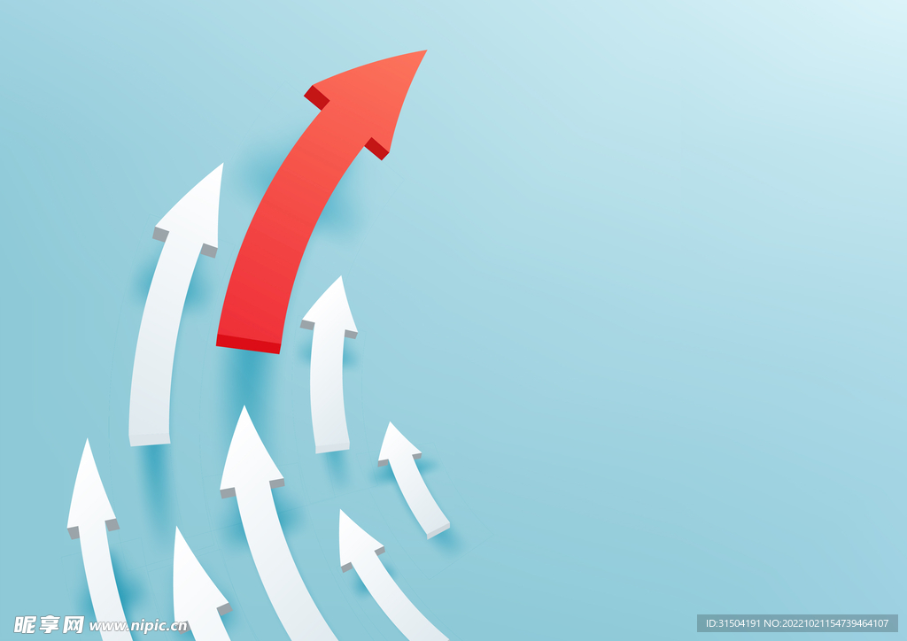 矢量箭头可修改科技背景