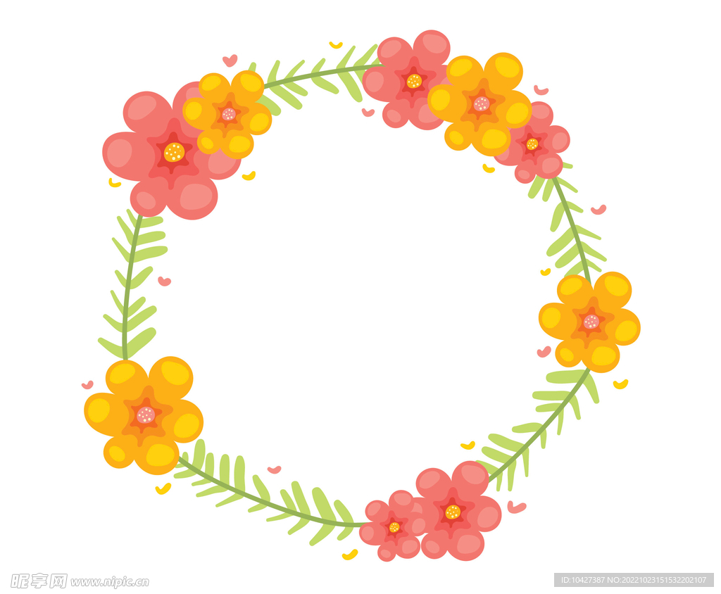 卡通花