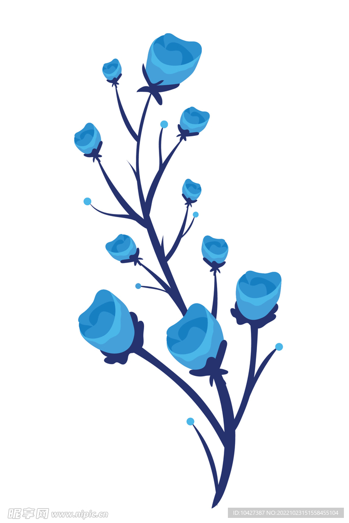 卡通花