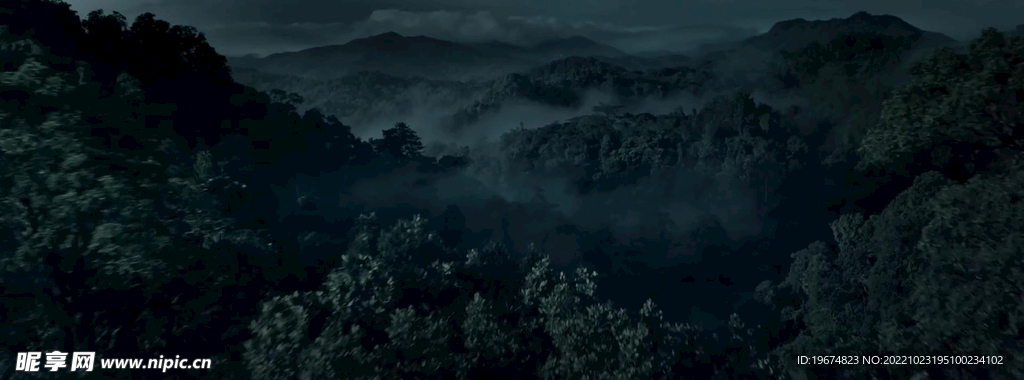 壁纸 黑夜山峰