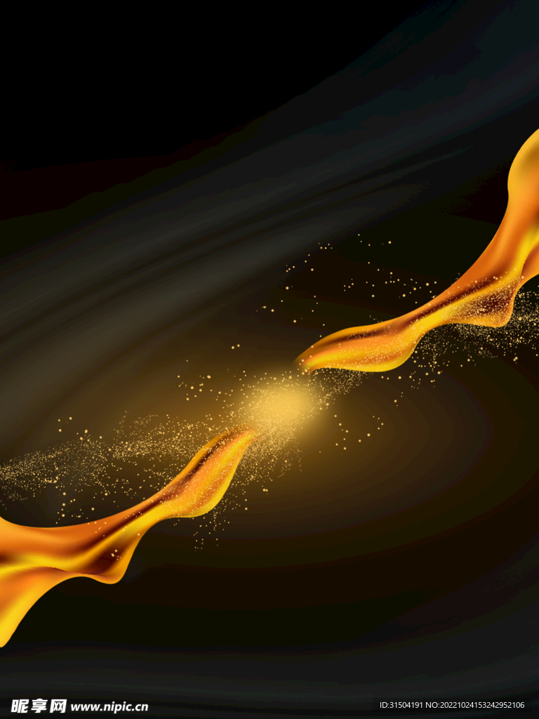 金色大气科技背景