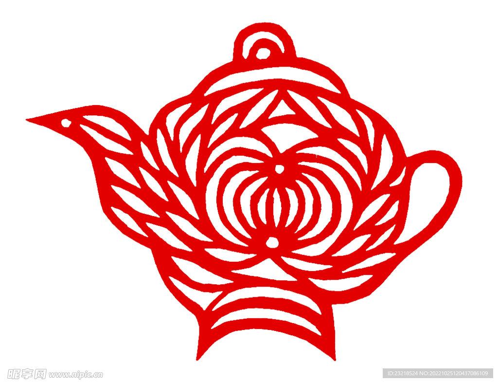茶壶 窗花
