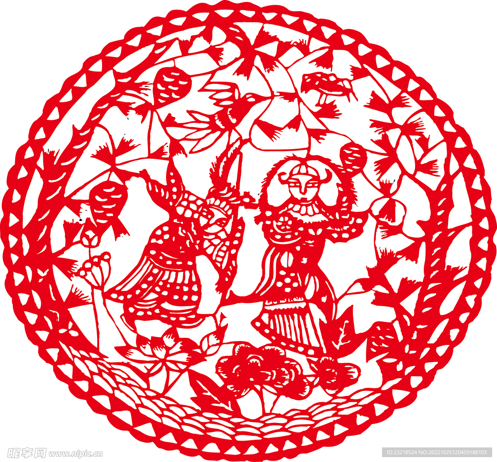 窗花 中国风 剪纸