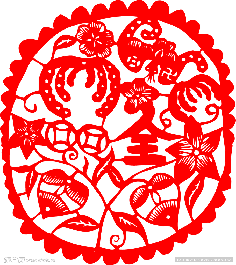 窗花 中国风 剪纸