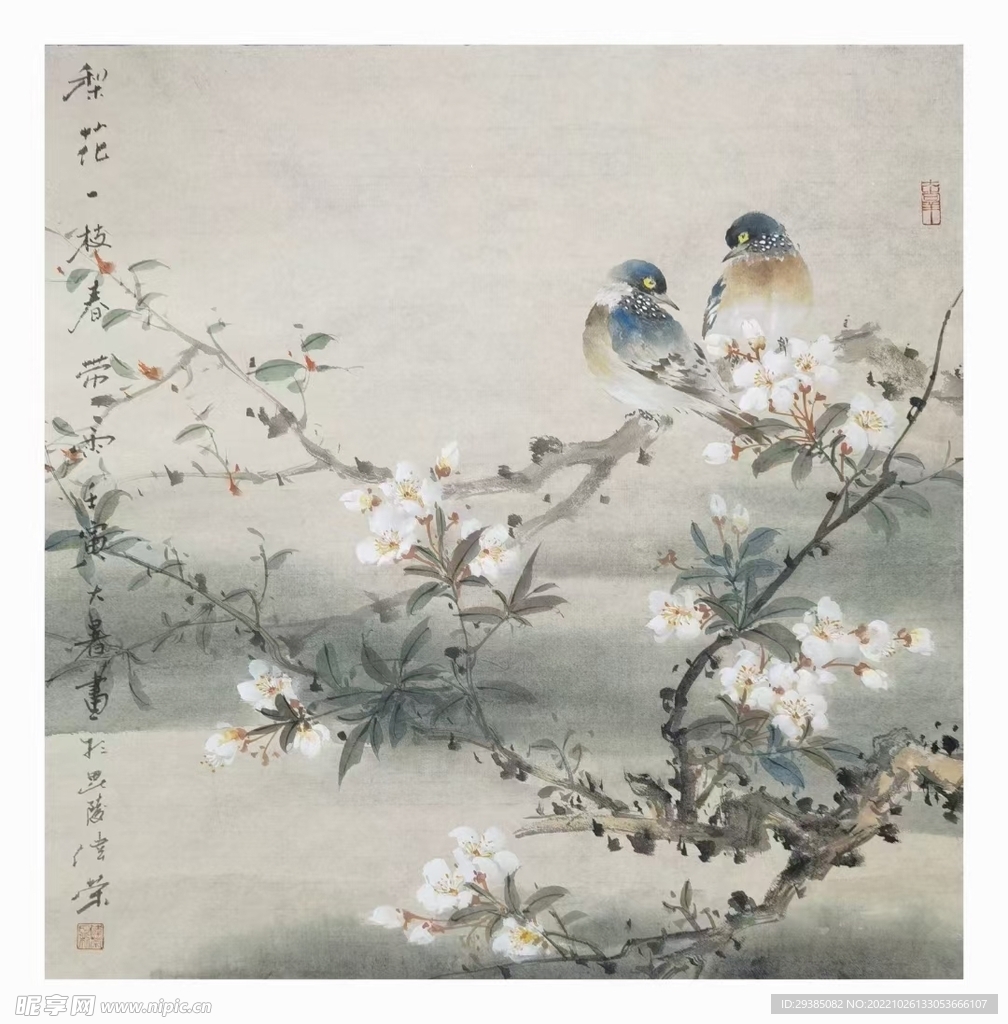 梨花一枝春带雨