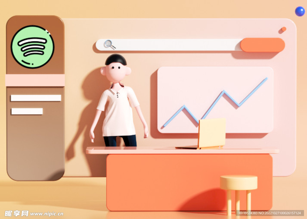 C4D模型 卡通人