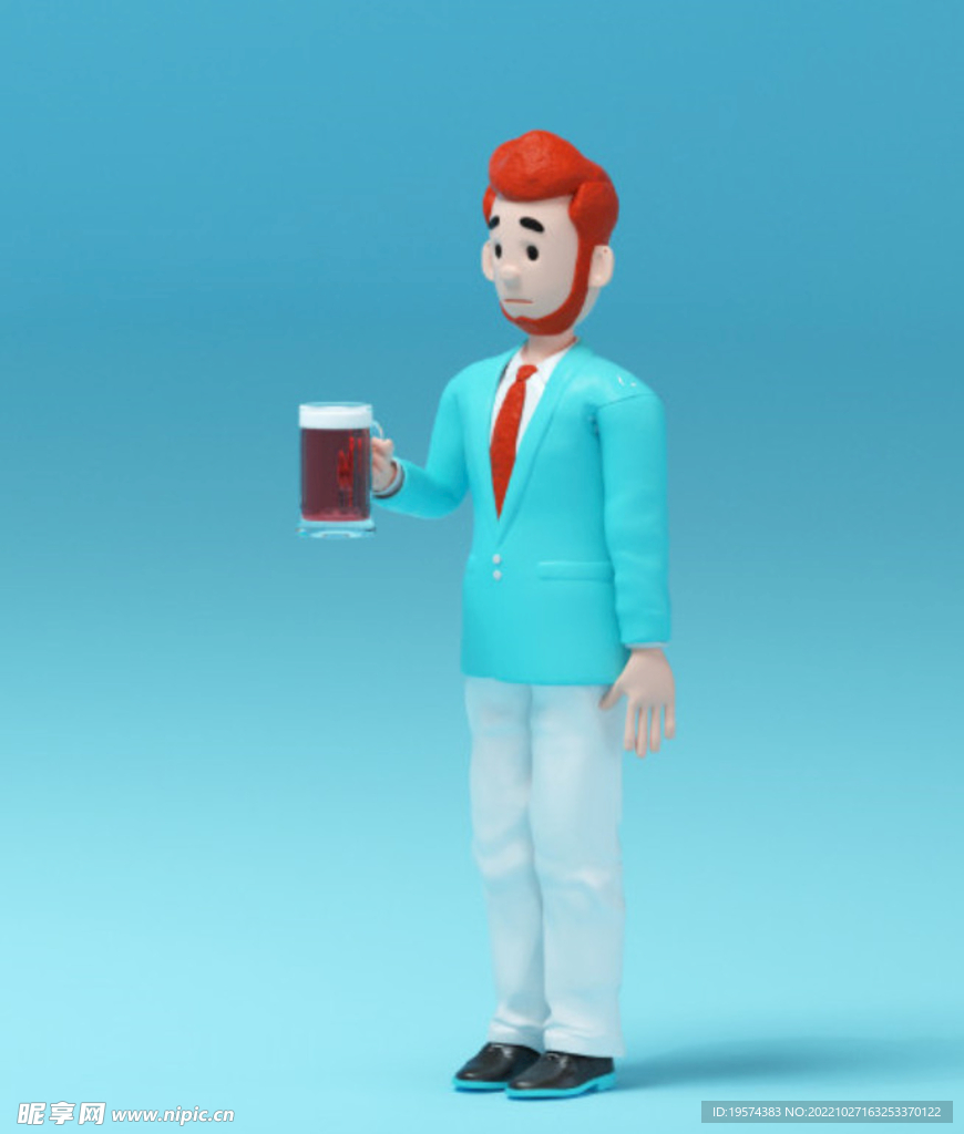 C4D模型 卡通人