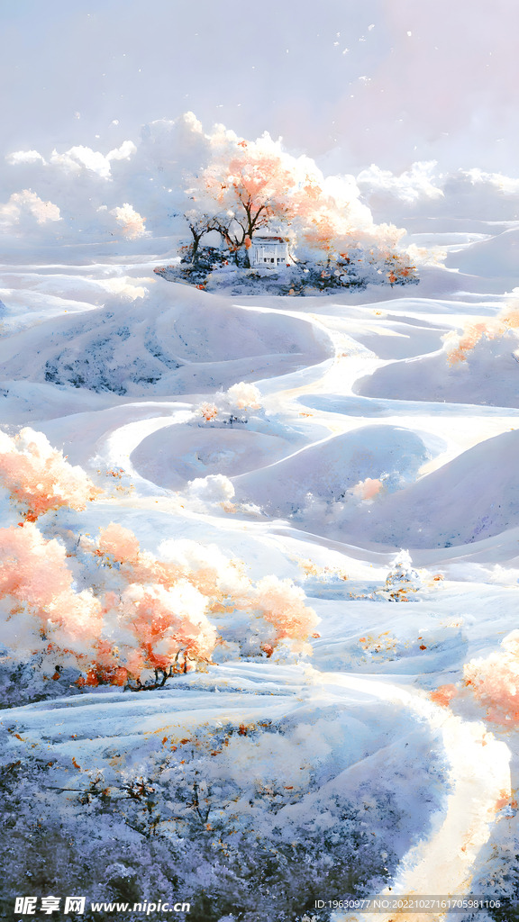浪漫唯美背景\
