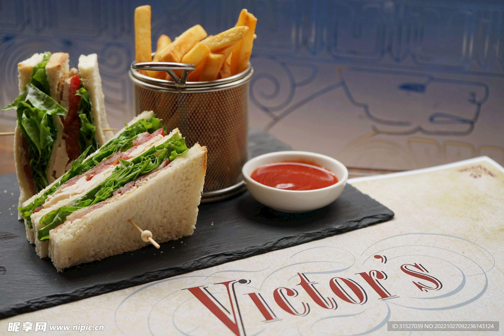 三明治摄影素材