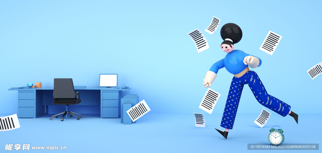 C4D模型 卡通人 