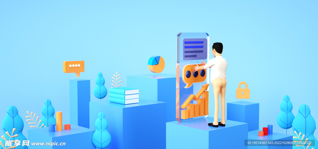 C4D模型 卡通人 
