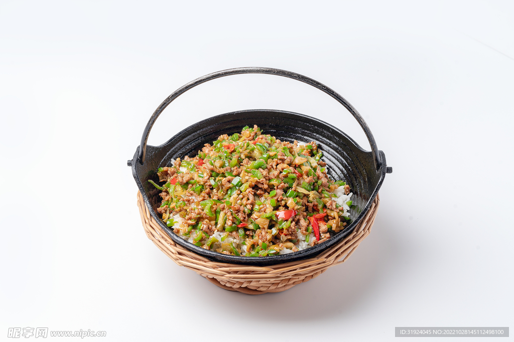 榨菜肉丝饭