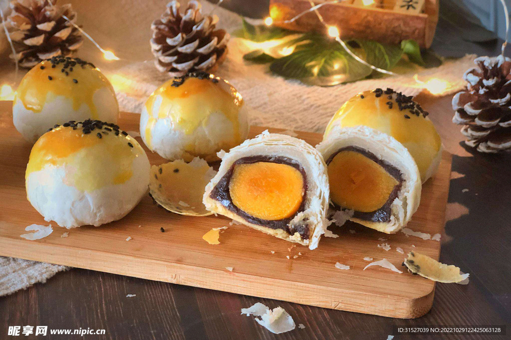 蛋黄酥素材