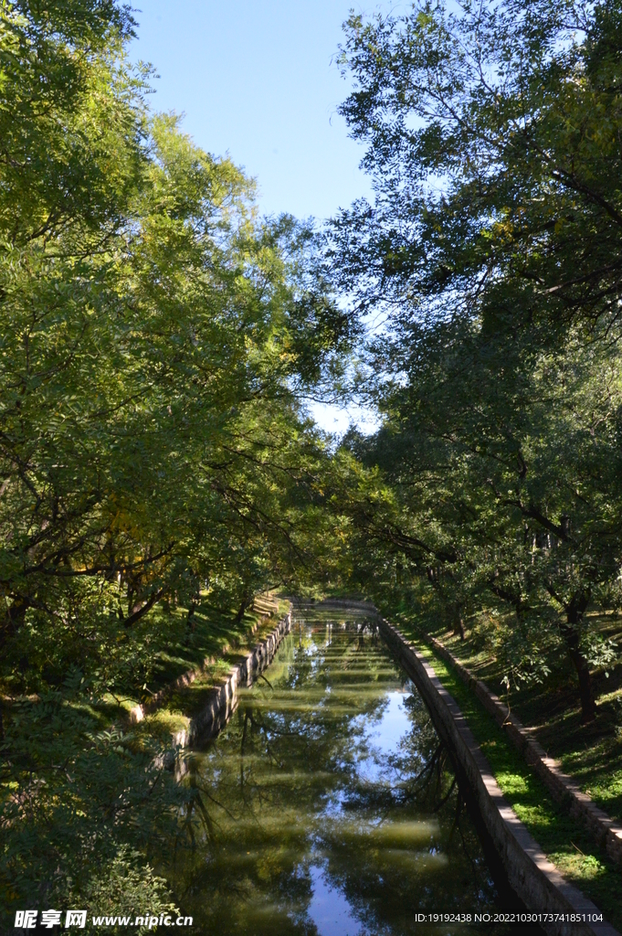 龙潭中湖风景 
