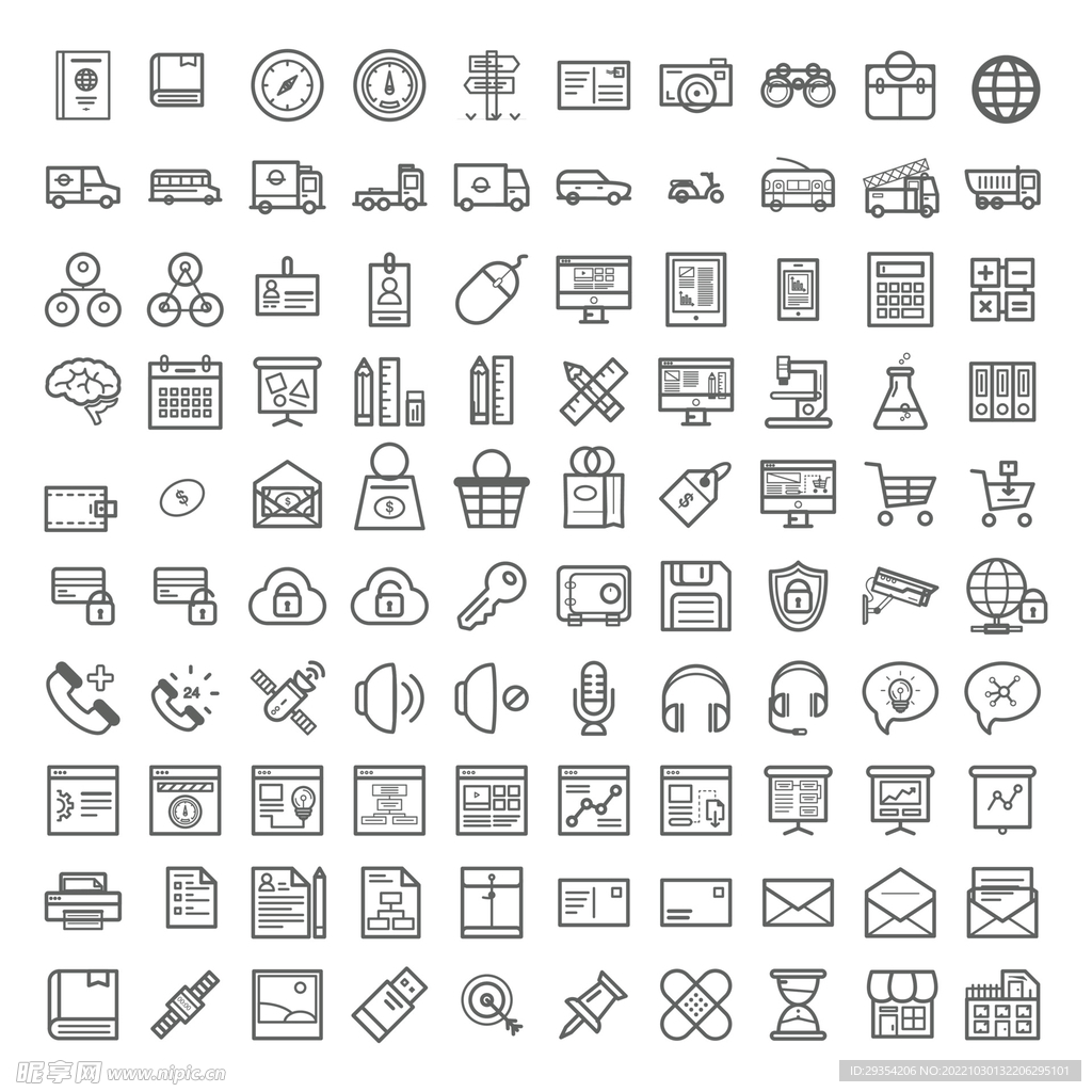 商务办公图标 图片