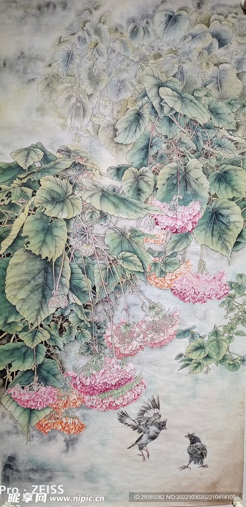 工笔花鸟