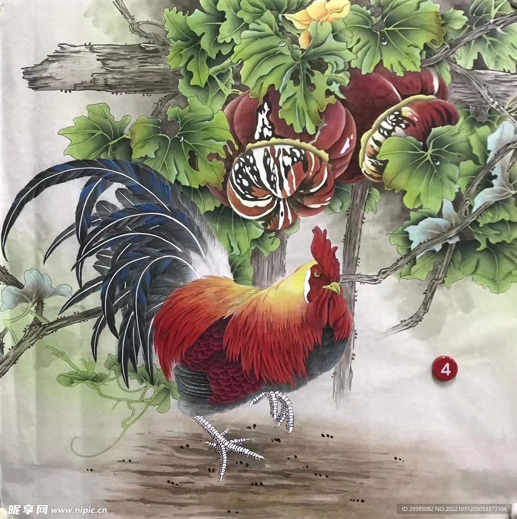 南瓜公鸡