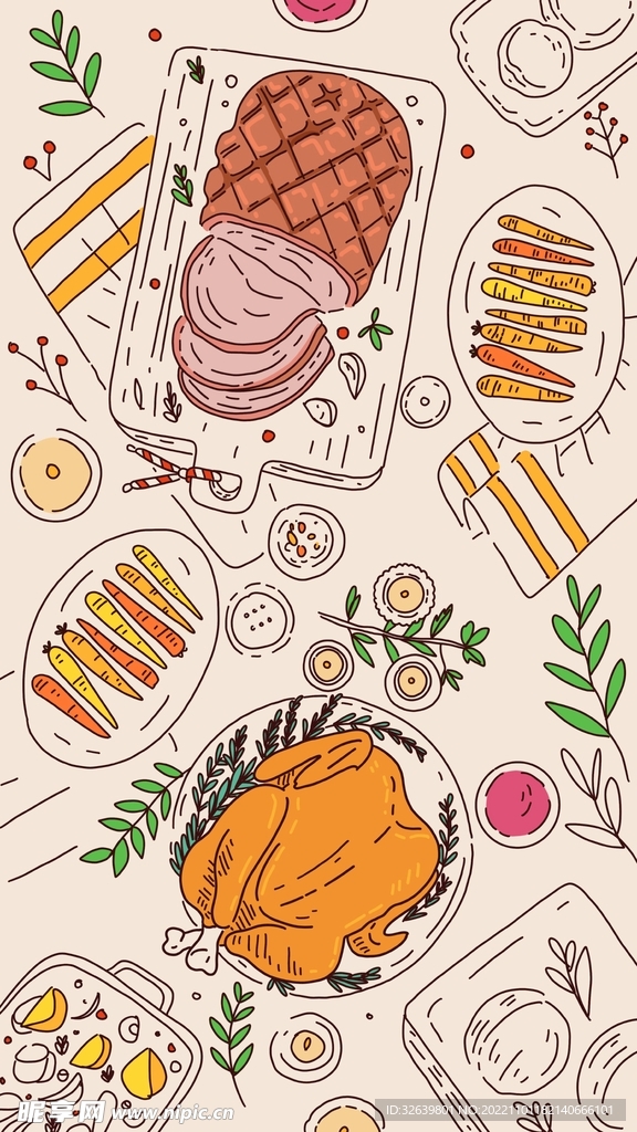 食物简笔画