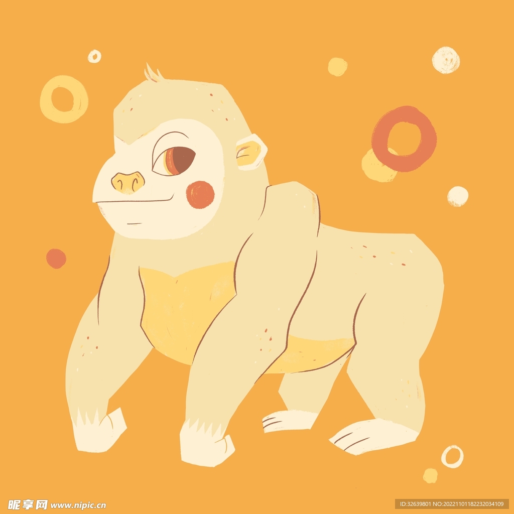 大猩猩插画