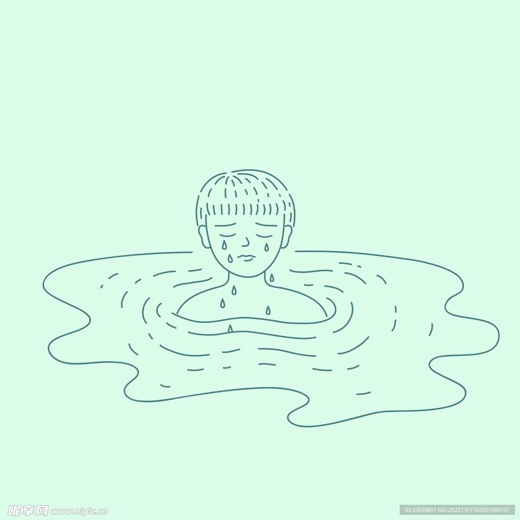 流泪的男孩