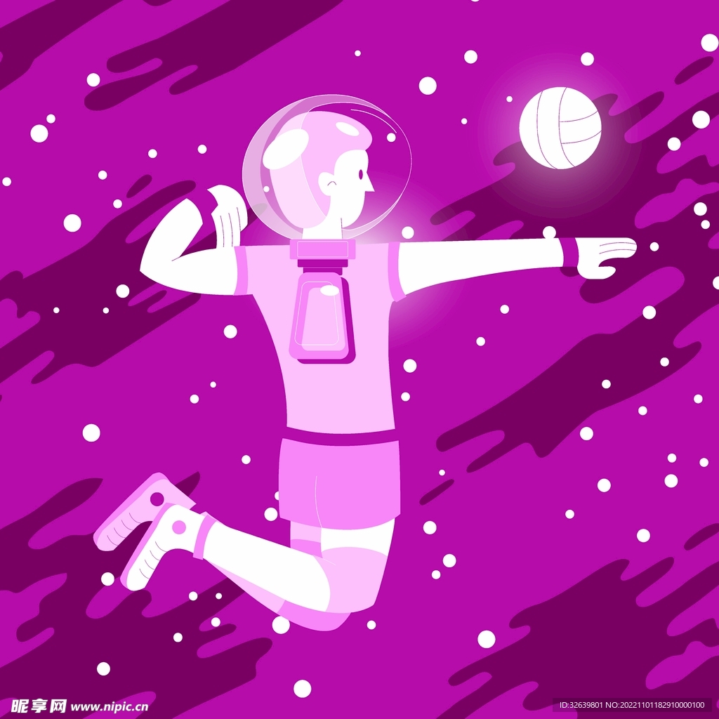 宇宙少年插画