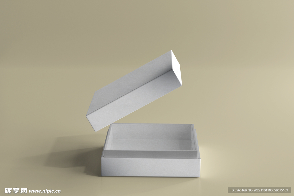 天地盖珠宝礼品盒PSD样机