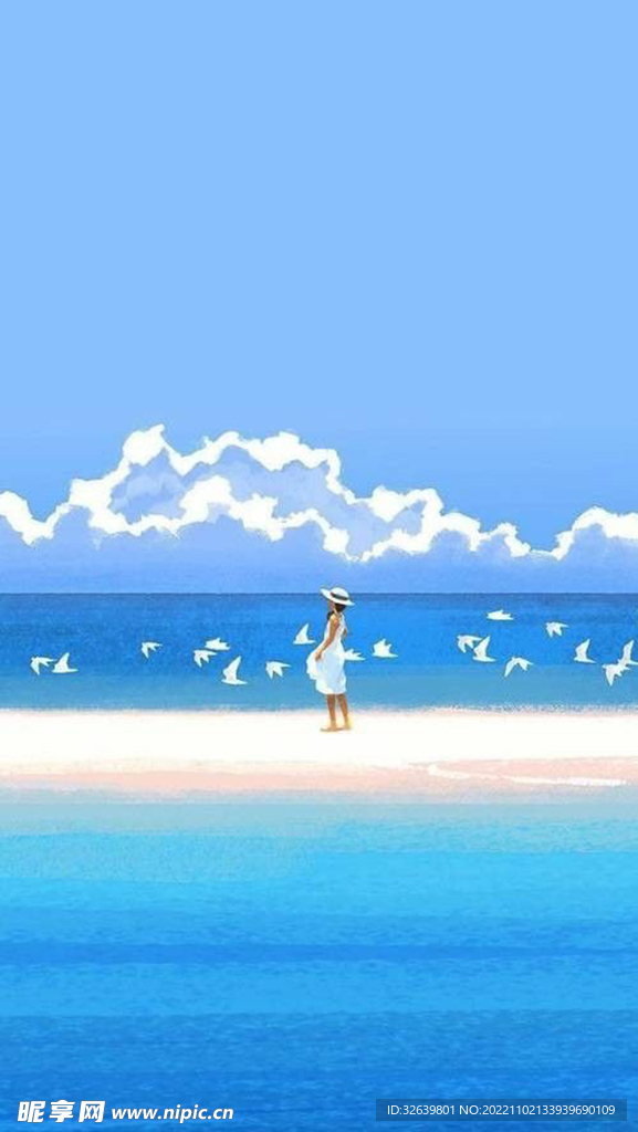海边女孩