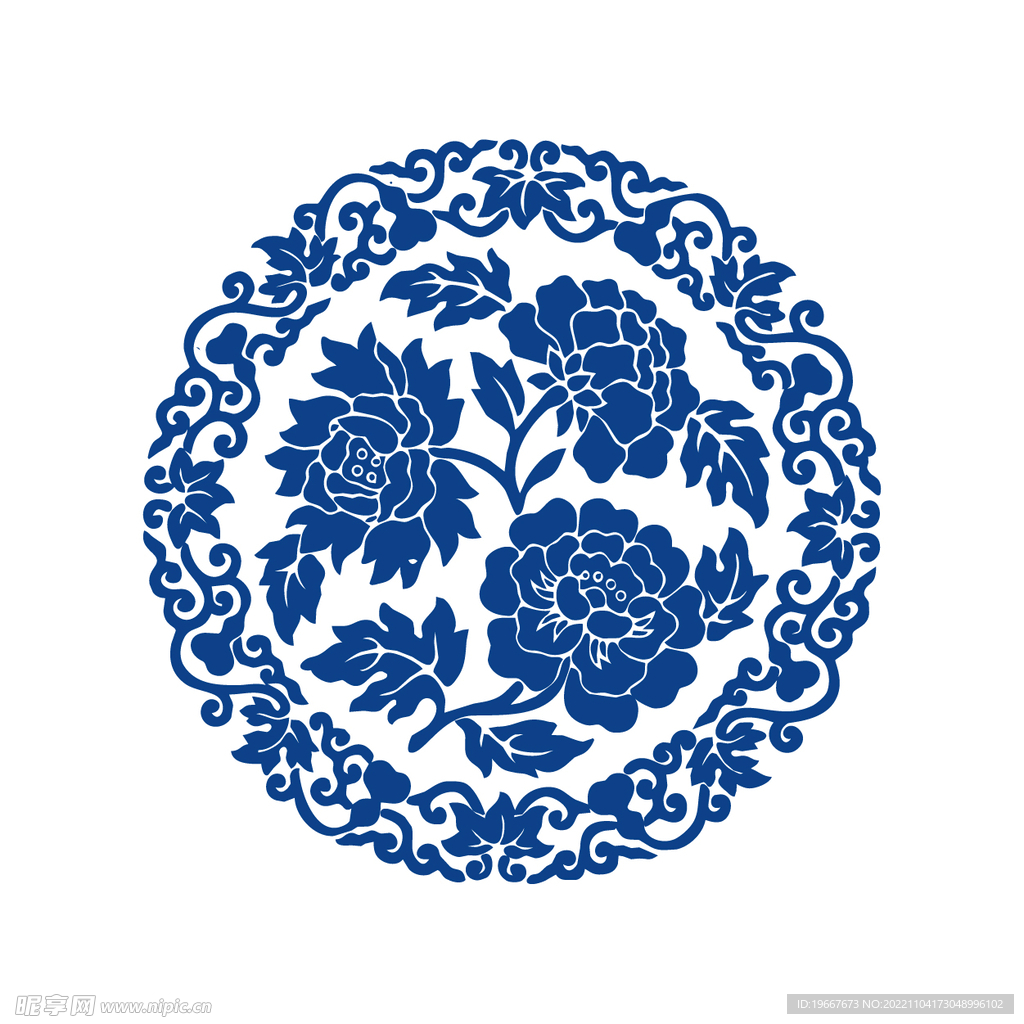 青花纹样