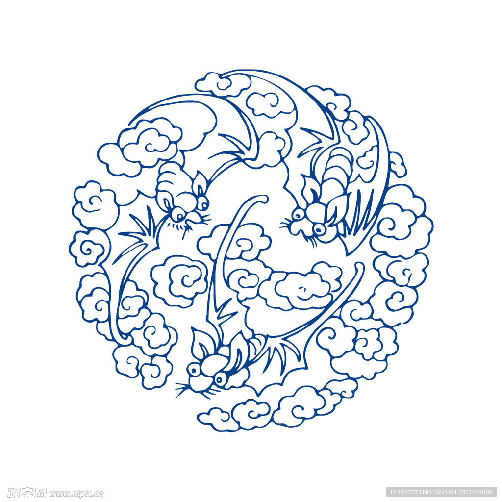 青花纹样
