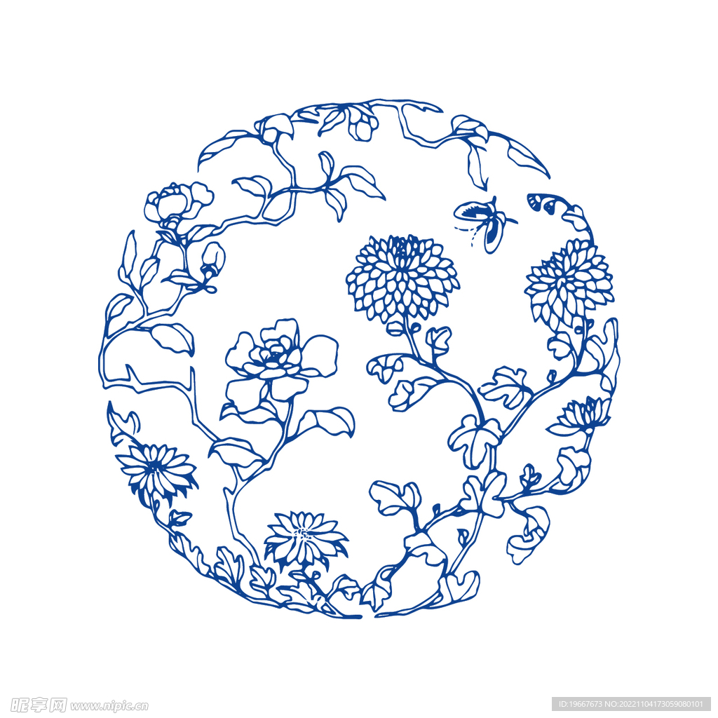 青花纹样