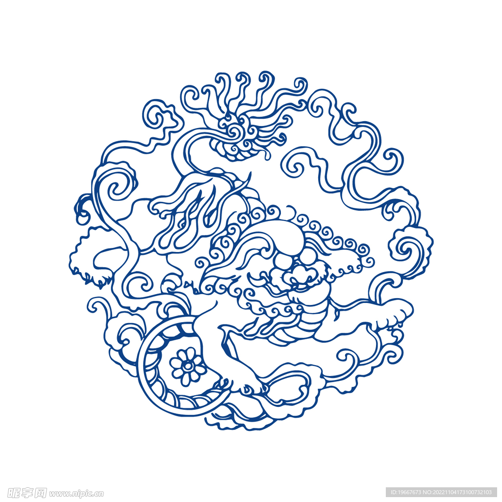 青花纹样