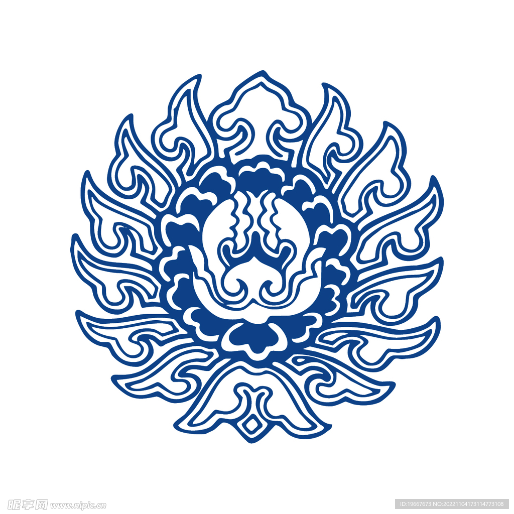 青花纹样