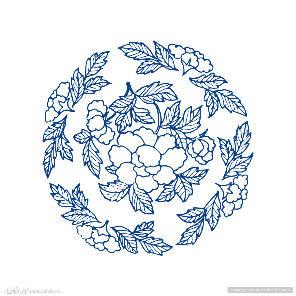 青花纹样