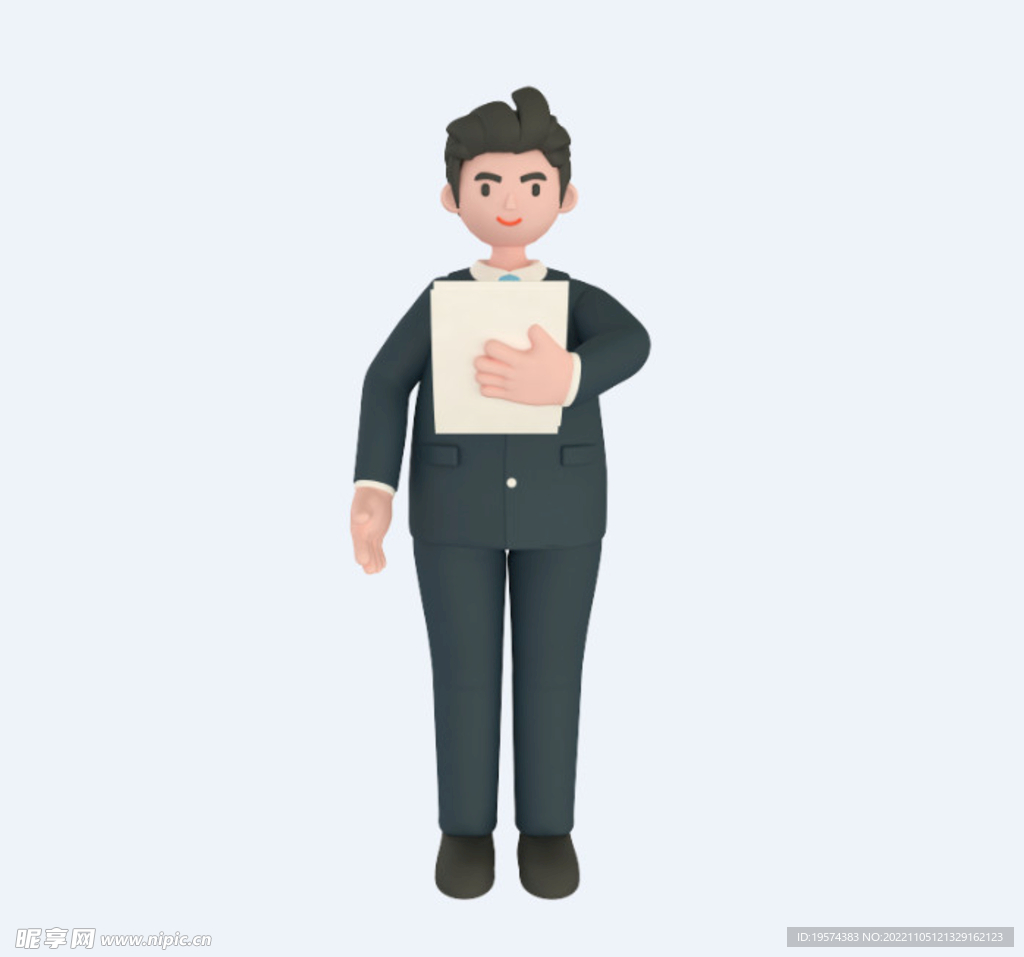 C4D模型 卡通人 