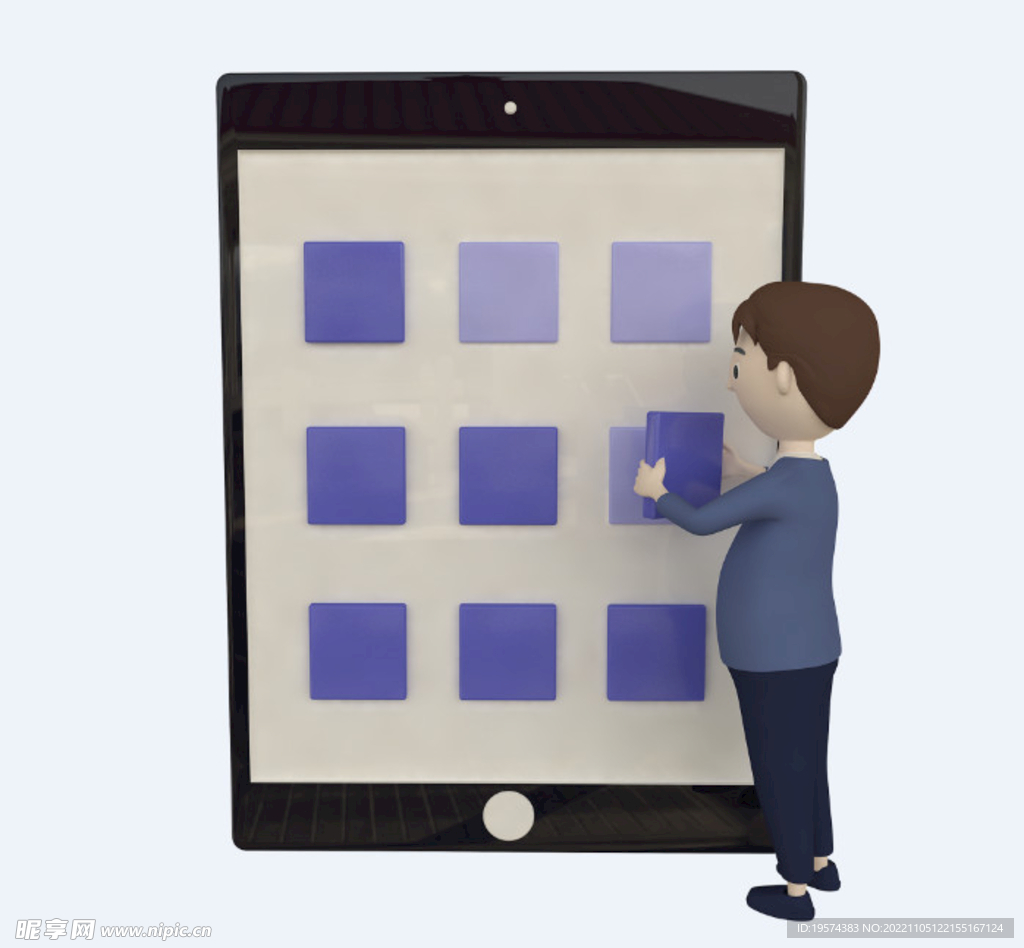 C4D模型 卡通人 