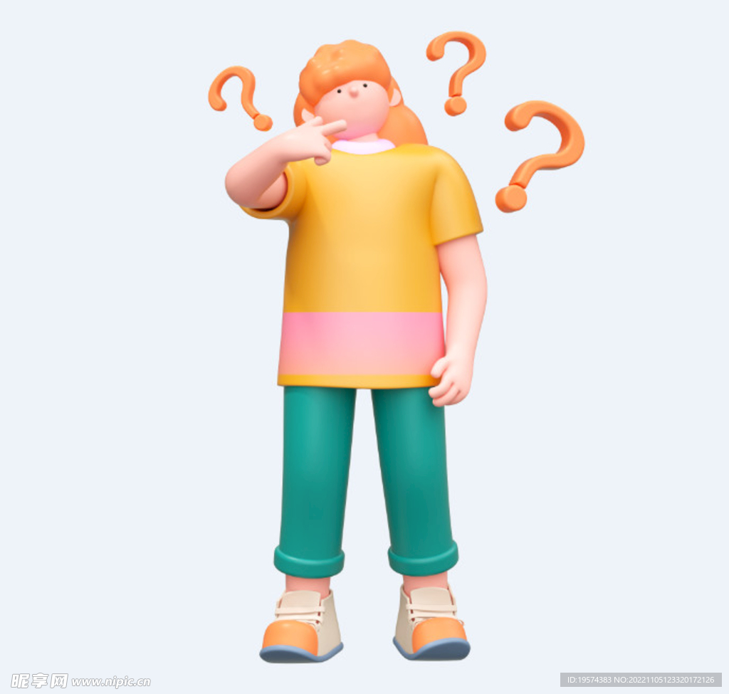C4D模型 卡通人 