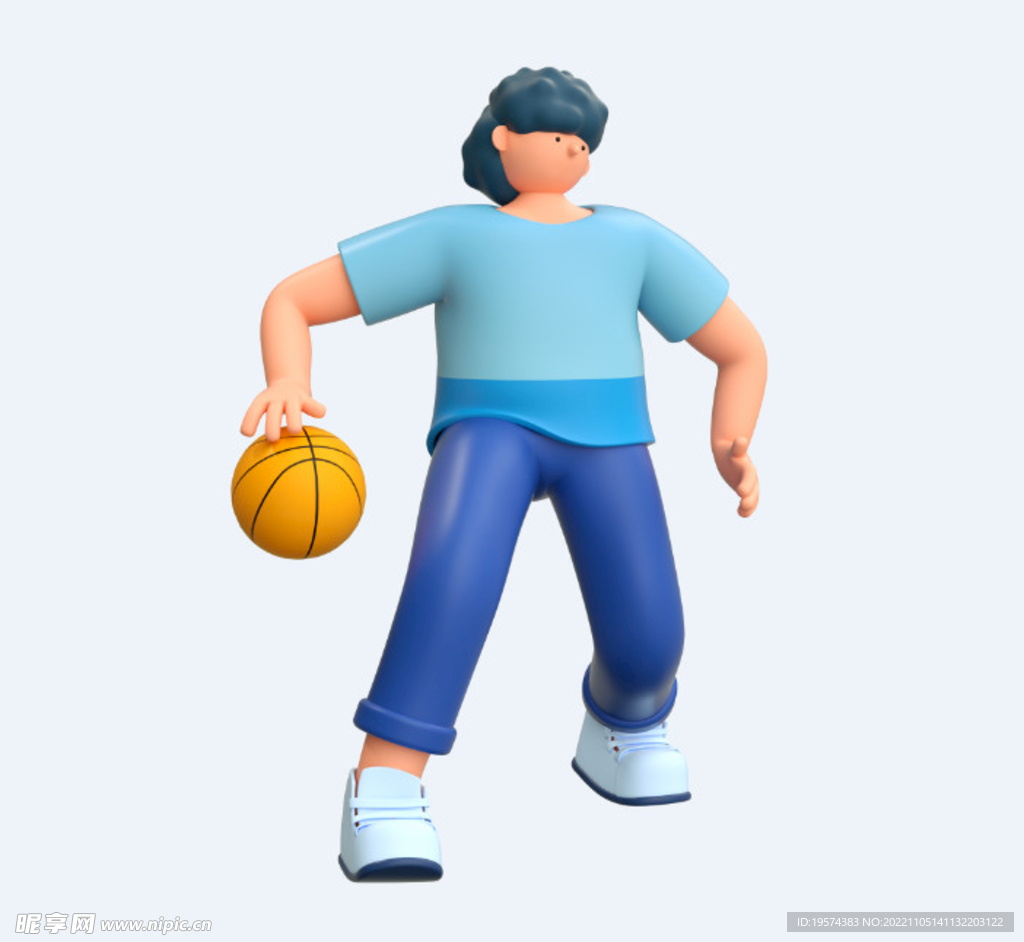 C4D模型 卡通人 