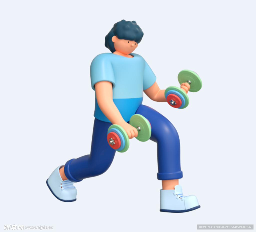 C4D模型 卡通人
