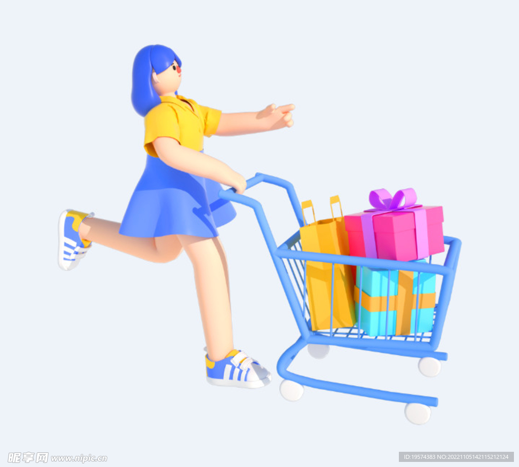 C4D模型 卡通人