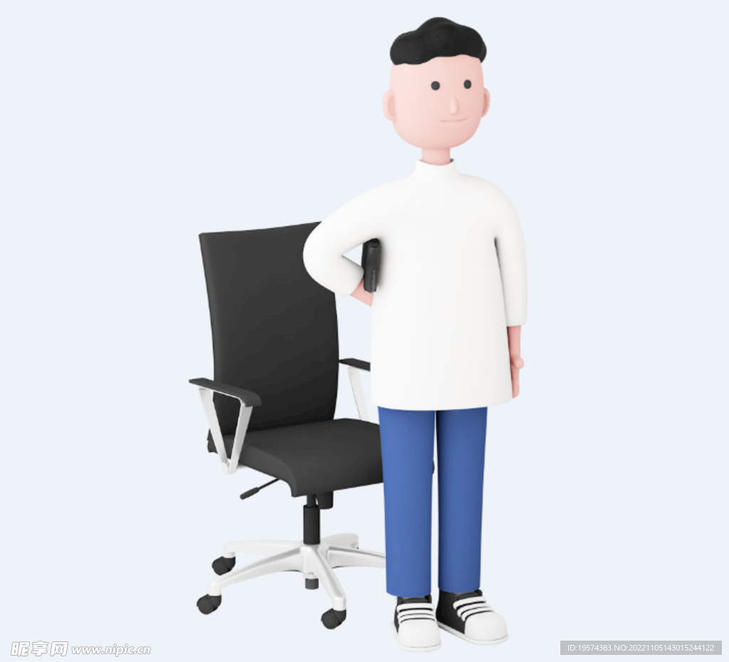 C4D模型 卡通人 