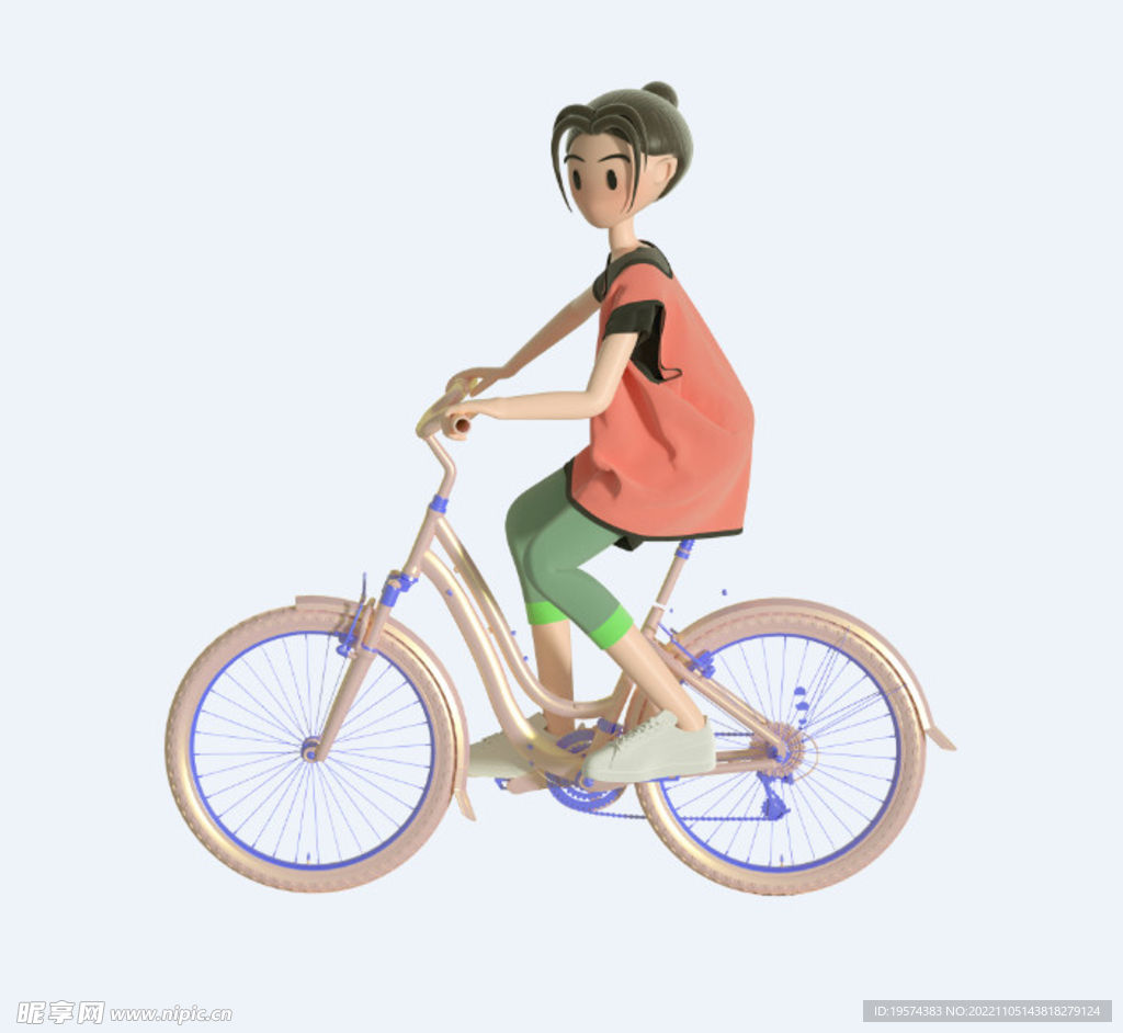 C4D模型 卡通人 