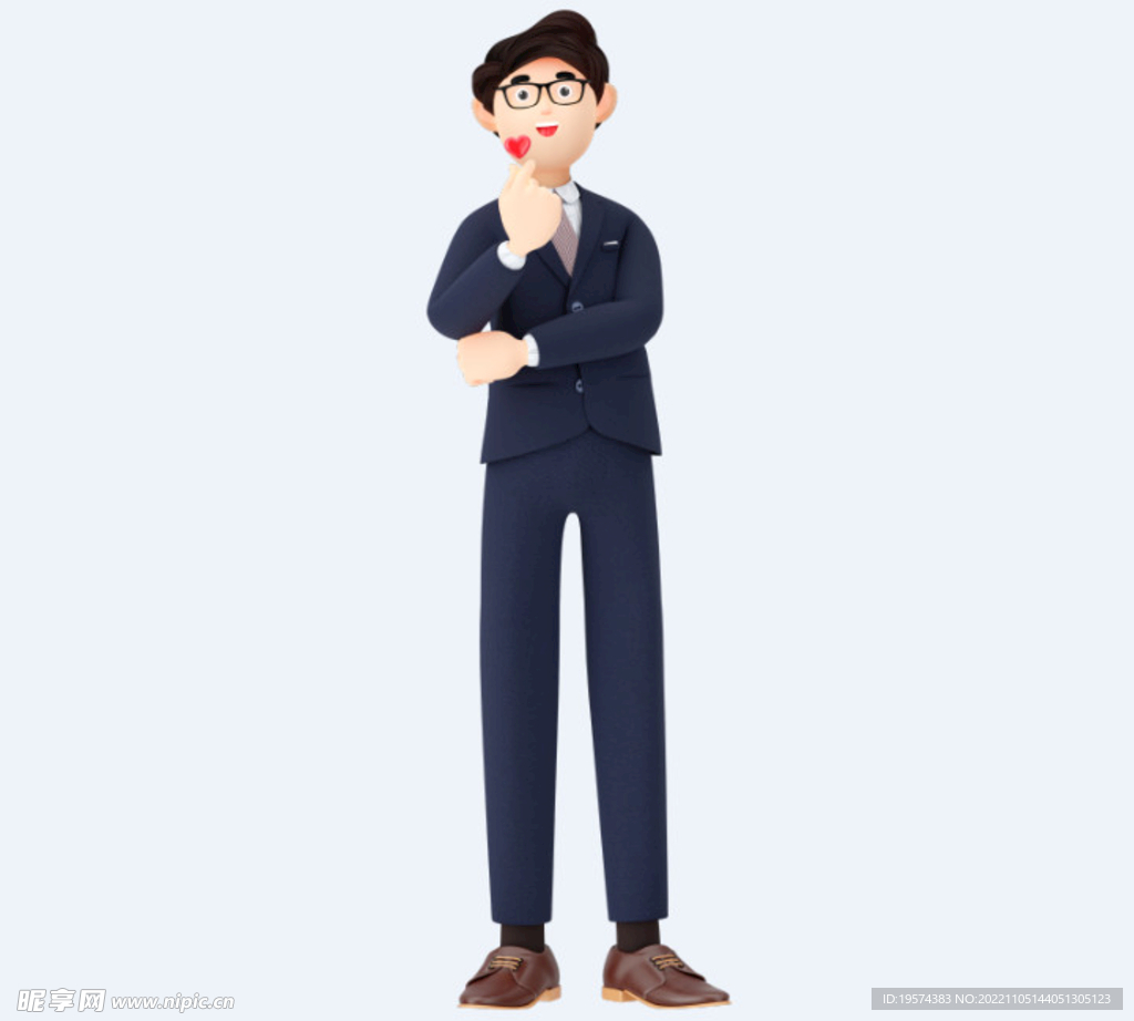 C4D模型 卡通人 