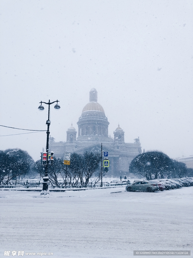 雪景             