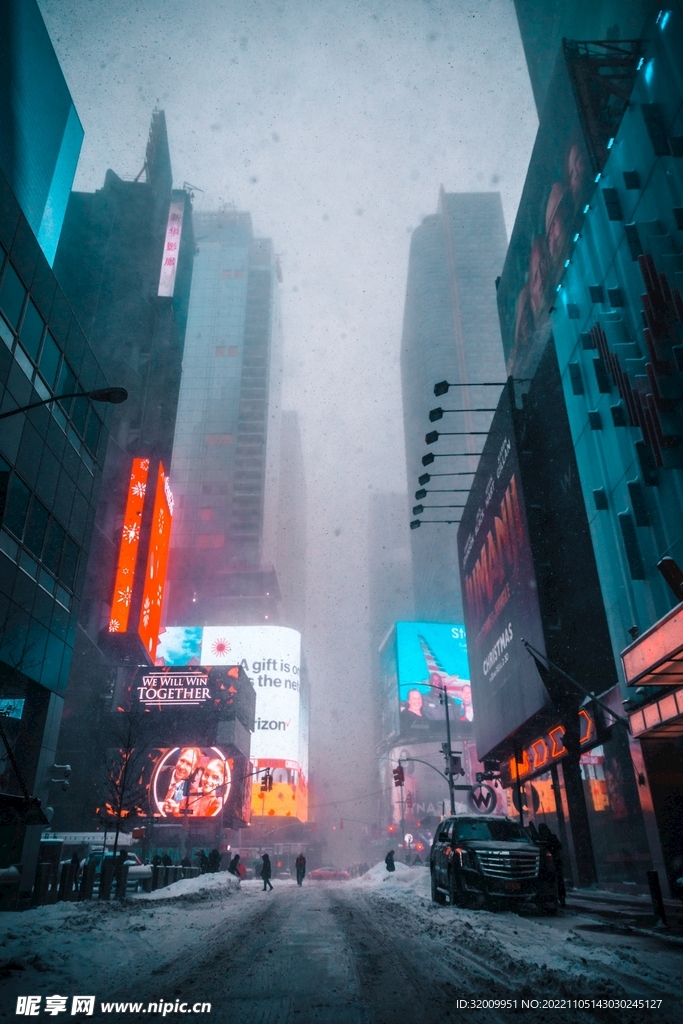 雪景             