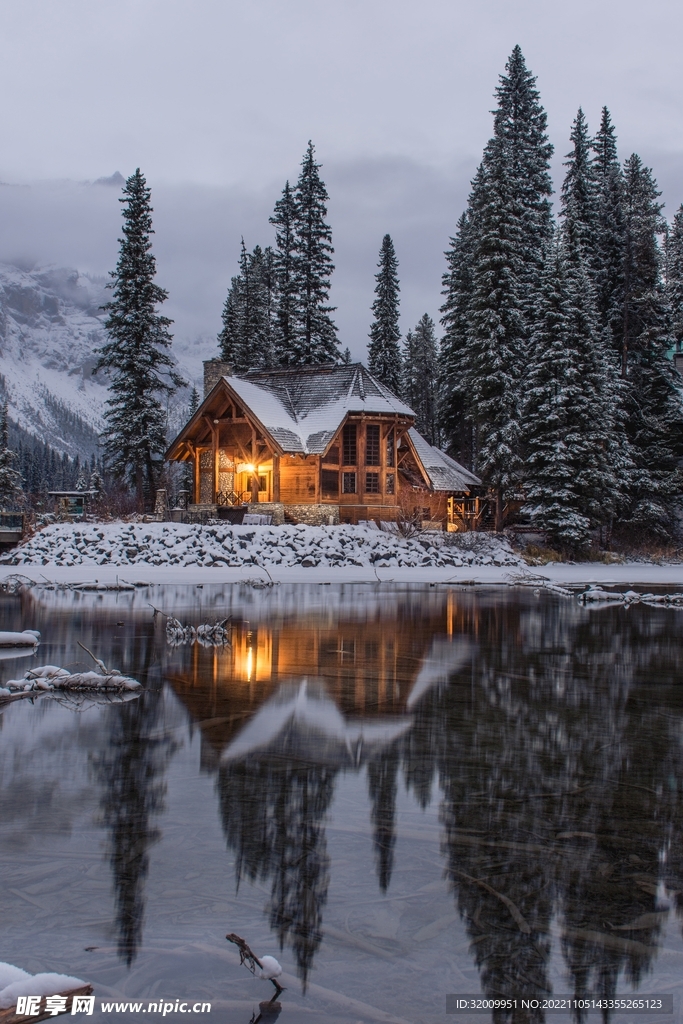 雪景             