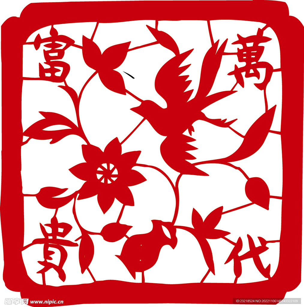 矢量花纹