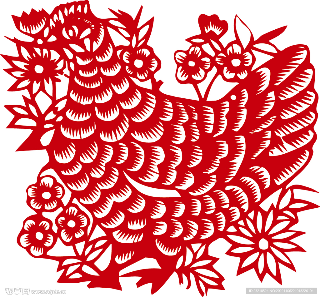 矢量母鸡 