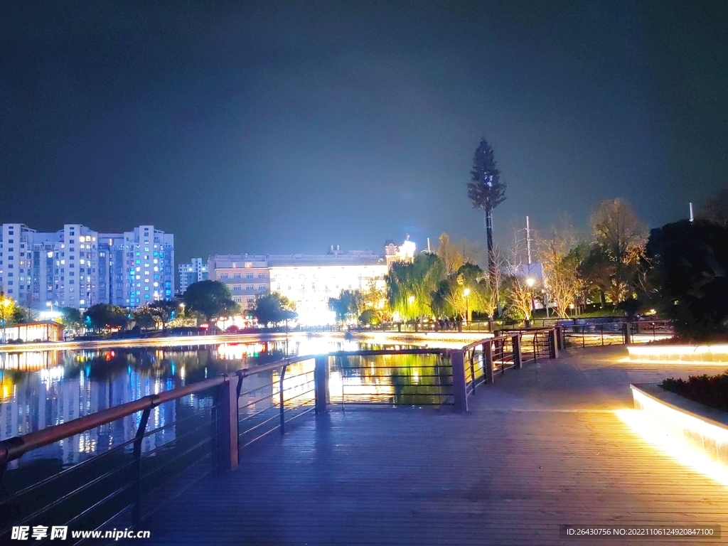 大渠荡城市夜景