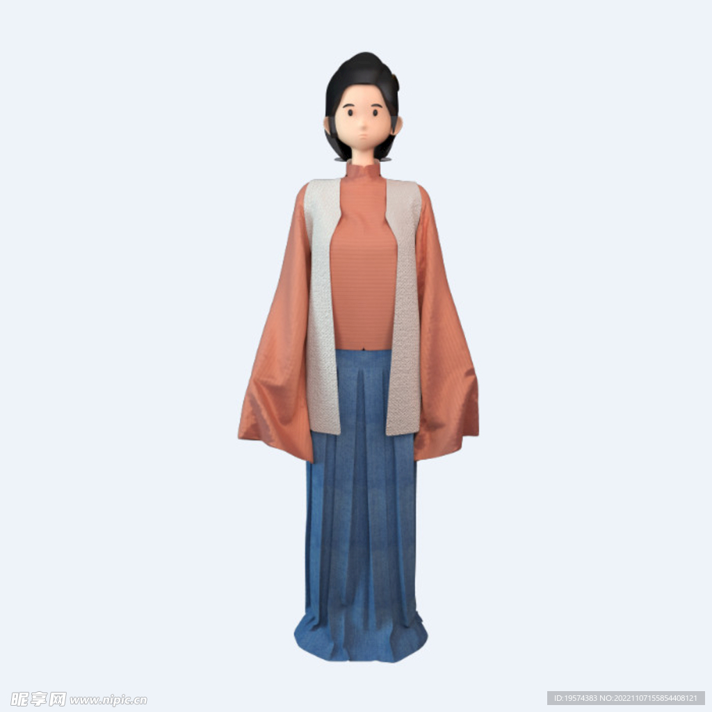 C4D模型 卡通人  